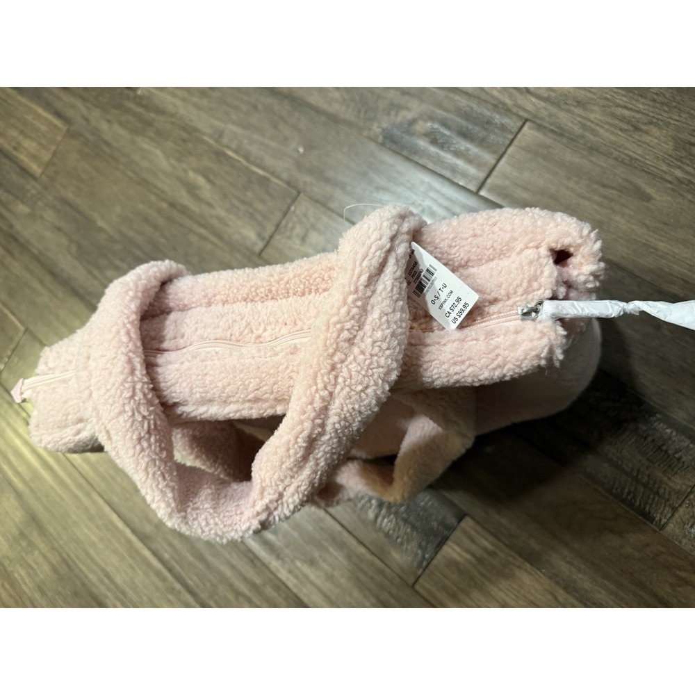 New PINK By VICTORIA'S SECRET Tote Bag Cozy Plush Sherpa Pink‎ VS - Picture 3 of 5
